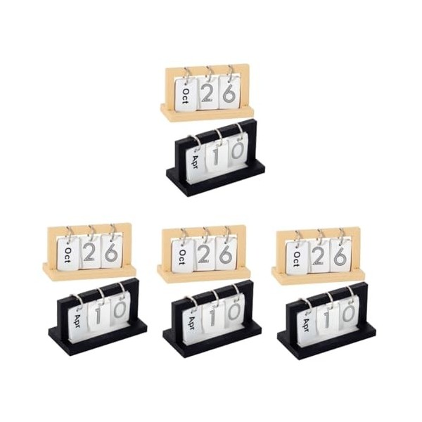 Garneck 8 Pcs Calendrier De Maison De Poupée Décorations De Maison De Poupée Petit Calendrier De Bureau Accessoires De Maison