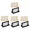 Garneck 8 Pcs Calendrier De Maison De Poupée Décorations De Maison De Poupée Petit Calendrier De Bureau Accessoires De Maison