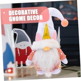 ABOOFAN 3 Pièces Licorne Rudolph Fenêtre GNOME Poupée GNOME Poupée Décor De Printemps Saint Valentin Gnomes Poupée GNOME Déco