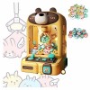 Alacritua Machine à Griffes Machine à Pince avec 30 Peluches,10 Gashapons Machine Attrape Bonbon Clip De Poupée pour Fille po