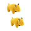 ibasenice 2 Pièces en Peluche Enfants Oreillers Ensemble De Jeu Kidcraft Animaux en Peluche Oreiller pour Enfants Chiens en P