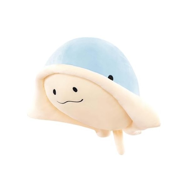 Qianly Oreiller en peluche poisson en peluche, jouet de Simulation, coussin de canapé mignon, poupée Manta de dessin animé, o