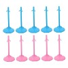 ibasenice 40 Pcs Poupée Stand Stands pour LAffichage Poupée Accessoires Figurine Présentoir Figurines Stand Poupée Présentoi