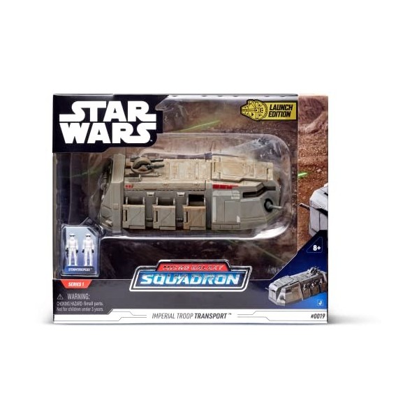 Star Wars Style 13 Classe impérial Troop Transport – Véhicule de 15,2 cm avec Deux Micro Figurines Stormtrooper de 2,5 cm, SW