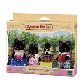 Grabo Sylvanian - La Famille Chat Magicien - 5530 - Mini poupée