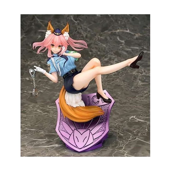 MKYOKO Figurine ECCHI - Tamamo No Mae - 1/7 - Police Fox Ver. - Statue dAnime/Adulte Jolie Fille/Modèle de Collection/Modèle