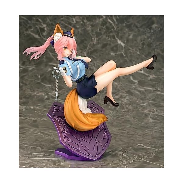 MKYOKO Figurine ECCHI - Tamamo No Mae - 1/7 - Police Fox Ver. - Statue dAnime/Adulte Jolie Fille/Modèle de Collection/Modèle