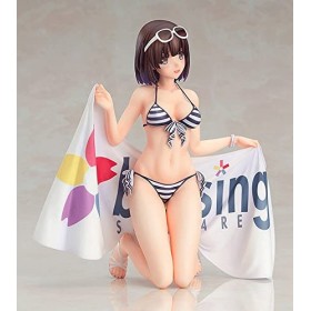 SOPTEC Figure ECCHI - Maillot de Bain Megumi Kato Ver. 1/7- Statue dAnime/Adulte Jolie Fille/Modèle de Collection/Modèle de 