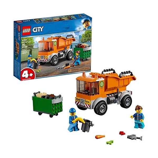 LEGO City Great Vehicles Garbage Truck 60220 Building Kit , New 2019 90 Piece 
