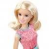 Barbie Mattel Year 2015 Friends Series 12 inch Doll DGX62 in Pink Dress with Blue Belt and Pink Heart Accessory