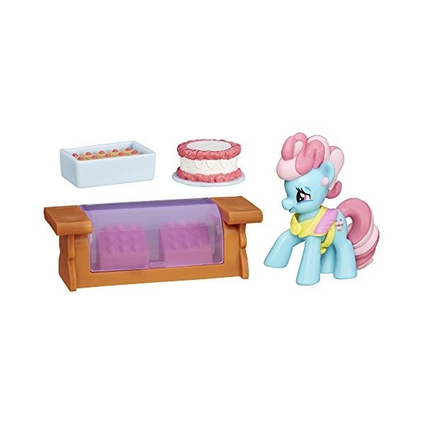 My Little Pony – Friendship Is Magic – Mrs. Dazzle Cake – Mini Figurine 5 cm + Accessoires