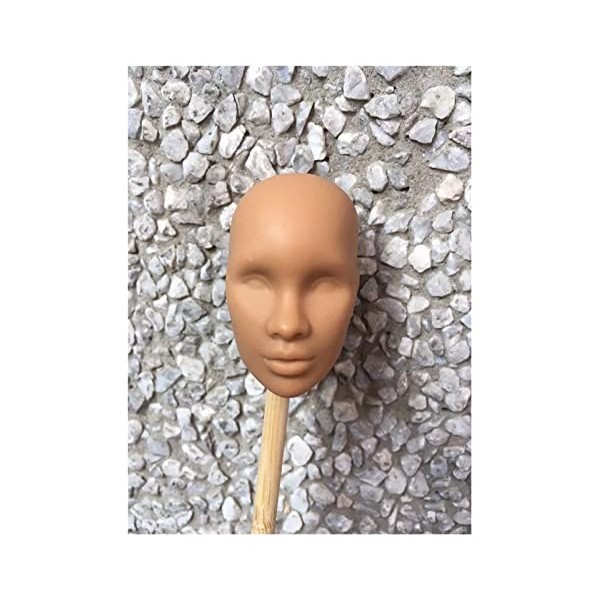 GUISHANLI Qualité FR it Têtes Chauves poupées de qualité têtes de poupée DIY Peinture Doll Head Parts Collection Doll Toy Whi