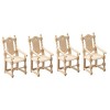 Toyvian 5 Pièces Chaise De Simulation Mini Poupées Chaises Poupées Miniatures Décor De Table Adorable Chaise Miniature Chaise