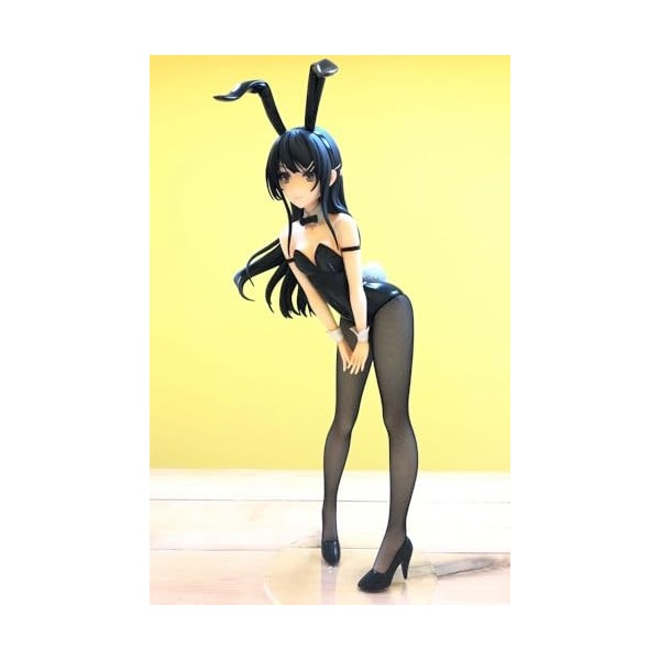 NEWLIA Figurine danime Ecchi -Sakurajima Mai-Lapin Ver. Figurines daction Objets de Collection animés Modèle de Personnage 