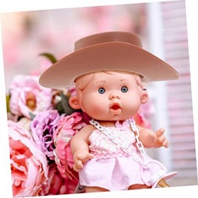 Kisangel 150 Pièces Petit Chapeau De Cow-Boy Chapeaux Miniatures De Cow-Boy Chapeaux De Poupée Remplaçables Décoration De Cup