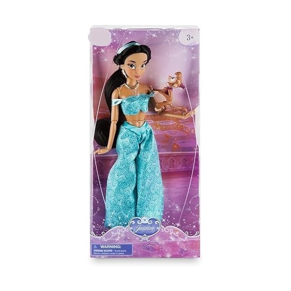 Jasmine Poupée classique tenant Abu 30,5 cm Aladdin