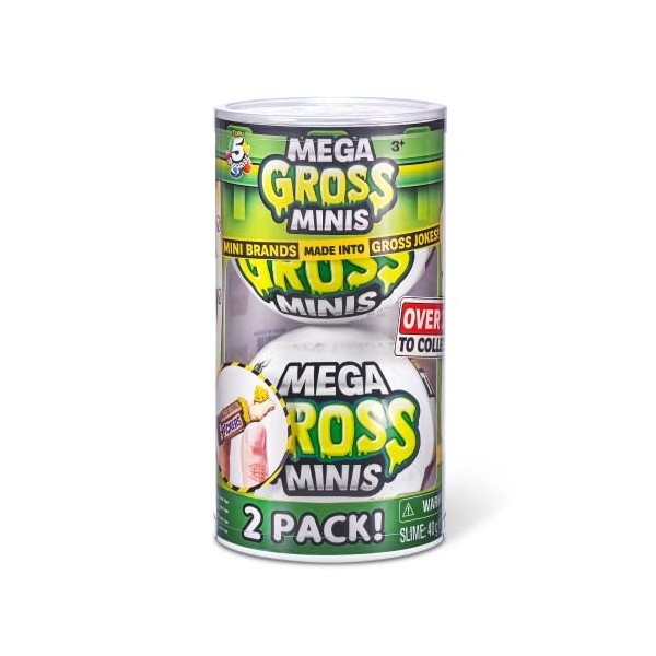 5 SURPRISE Mega Gross Mini, Lot de 2 Mystery Capsule Real Miniature Brands Jouet à Collectionner, 77367, 2 Pack