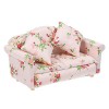 Toyvian 3 Pièces Canapé De Maison De Poupée Déco Petit Meuble Canapé Miniature 1 Accessoires à 12 Échelles Chaise Modèle De M