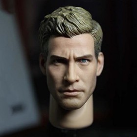 CNSMCWG Sculpture De Tête De Figurine Masculin À Léchelle 1/6, Sculpture De Tête De Soldat Masculin De Jake Gyllenhaal, Tête