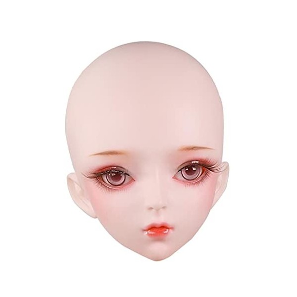 Fonowx 1/3BJD Réparation des Yeux en Verre à Tête en Vinyle Faite à La Main, Marine