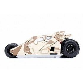 Jada Toys- Batmobile Trumble Camo Batman Voiture Miniature de Collection, 98543CAM, Sable, 1/24ème