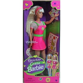 Sticker Craze Barbie Doll w Stickers 1997 