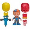 Blippi- Job Explorer Figure de 12,7 cm avec 6 accès, BLP0136, Multicolore