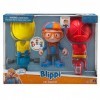 Blippi- Job Explorer Figure de 12,7 cm avec 6 accès, BLP0136, Multicolore