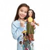 Disney Store Poupée de Chiffon Raya et Le Dernier Dragon, 42 cm / 16,5", vêtue dune Tenue emblématique avec Une Cape, Convie