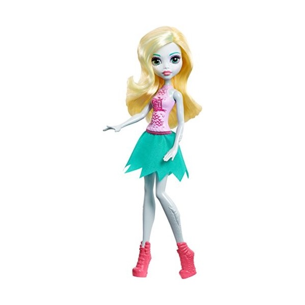 Monster High DYC32 Poupée de Pom-Pom Girl Bleu Lagoona