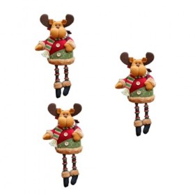 ibasenice Lot De 3 Décorations De Noël avec Jambes Pendantes Longues Jambes Décorations De Table Produits Ménagers Décoration