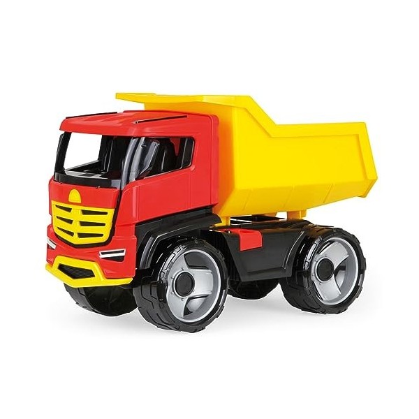 LENA 2143 Camion à Benne GIGA Truck, Camion à Benne Titan env. 51 cm, Grand véhicule Jouet de Chantier pour Les Enfants à par