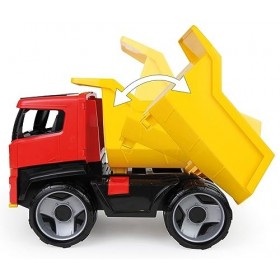LENA 2143 Camion à Benne GIGA Truck, Camion à Benne Titan env. 51 cm, Grand véhicule Jouet de Chantier pour Les Enfants à par
