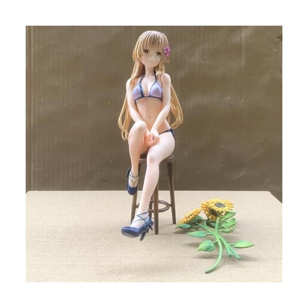 ForGue Figurine Ecchi Original -Himawari Shoujo Momose Kurumi- 1/7 Figurine Hentai Figurine Anime Fille Vêtements Amovibles J