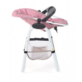 Bayer Chic 2000-Chaise Haute pour poupée, 655 36, Ourson Rose