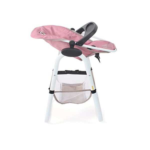 Bayer Chic 2000-Chaise Haute pour poupée, 655 36, Ourson Rose