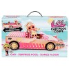 L.O.L. Surprise O.M.G. City Cruiser - Voiture de Sport Rose et Violette avec de Fabuleuses Caractéristiques et une Poupée Exc