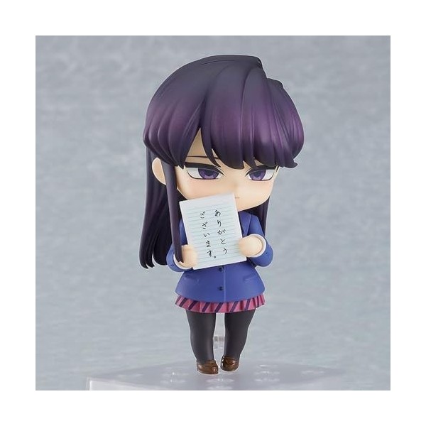 Komi Shouko Anime Model Doll Q Version de la figurine en argile debout, le matériau PVC de 10 cm peut être changé, les jouets