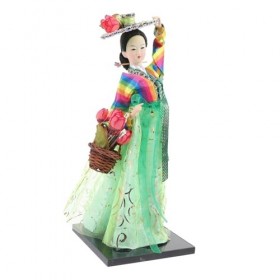 ibasenice Décor De Table Décor De Bureau Décor À La Main Décor Coréen Décor De Table Coréen Traditionnel Hanbok Poupée Hanbok