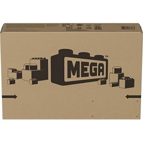 Mega Bloks la Table dApprentissage Bleue avec Blocs de Construction et 2 Vehicules, 30 pieces, Jouet pour Bebe et Enfant de 