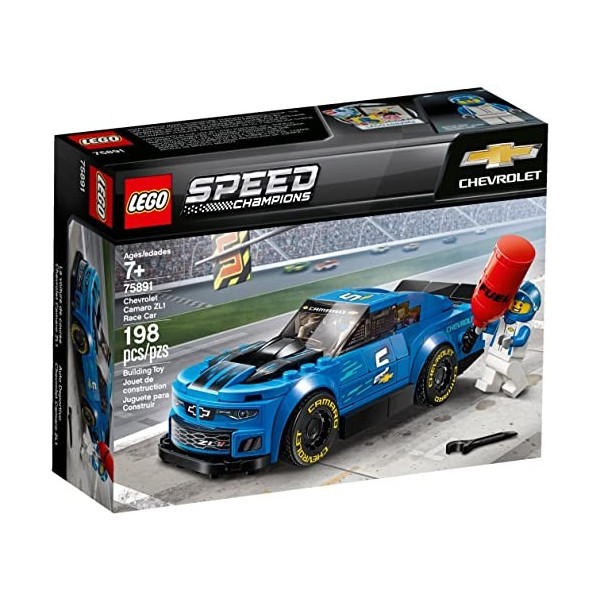 LEGO 75891 Speed Champions La Voiture de Course Chevrolet Camaro ZL1 à Collectionner