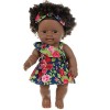 Poupées Africaines Noires Poupées Africaines Fille Garçon Nouveau-né Bébé Réaliste Réaliste Baby Play Doll 12" pour Enfants P