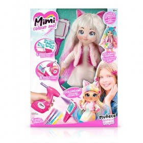 Canal Toys - Mimi Color Me Poupée Personnalisable, Comprend Un aérographe à Craie, des marqueurs et des pochoirs - MIM001