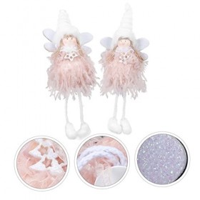 Totority 12 Pcs Ornements De Noël Poupée Parure Jouets Poupées Adorable Poupée Parure Ornement De Noël Décorations De Noël Po