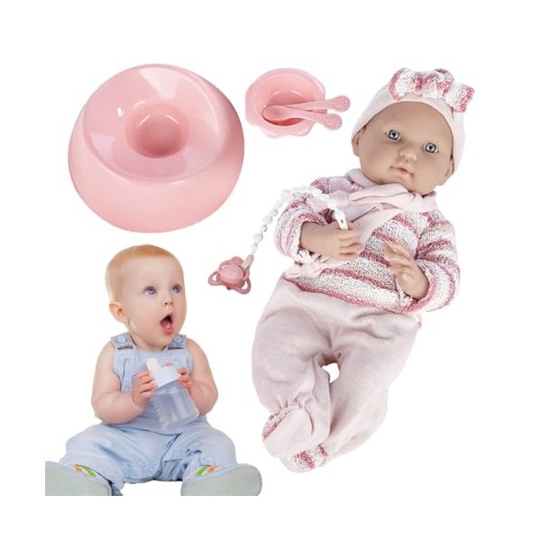 Chanceux Poupée Nouveau-née - Jouets de poupée pour Tout-Petits - Accessoires de poupée, Coffret Cadeau pour garçons et Fille