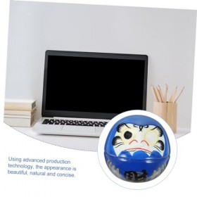Totority 5 Pièces Oeufs De Dharma Daruma Poupée Bureau Topper Daruma Oeuf Vacillant Ornement De Style Daruma Weeble Wobble Jo