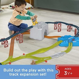 Thomas Et Ses Amis Coffret D’Extension Seau Piste 2 En 1 À Assembler Et Connecter Avec 34 Sections De Piste Pour Trains En Mé