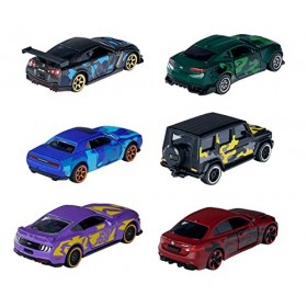 Majorette - Édition limitée 8-6 modèle de Voitures Camouflage, y Compris Cartes à Collectionner, Voitures Jouets en métal, av