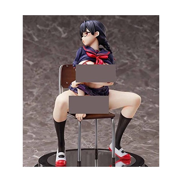 ZORKLIN Fujimi Fuyuko Figure Complète/Figure Anime/Figure ECCHI/Vêtements Amovibles/Modèle de Personnage Peint/PrettyGirl/Jou