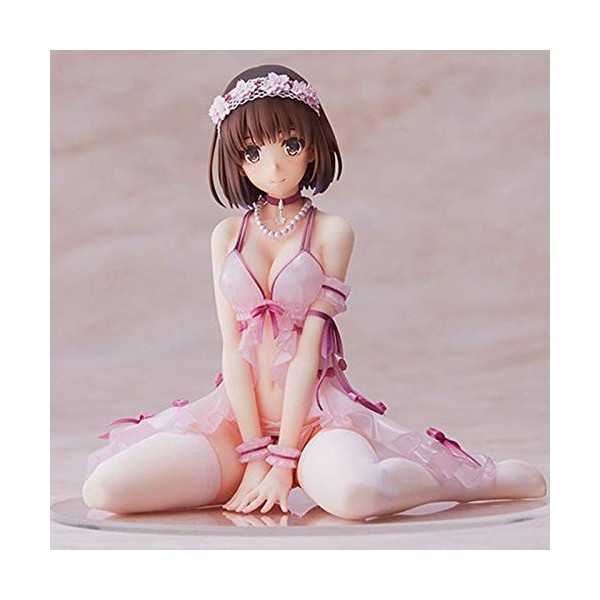 BOANUT Saenai Kanojo No Sodatekata Blessing Flowers/Light Novel Character Model Toys/PVC Material Figure Statue/Pyjamas/Sitti